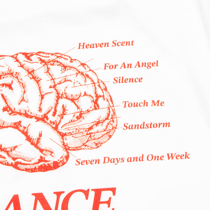 Trance Trax PT1 Front Print - Tshirt - White
