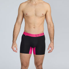 Trunk - Black/Red - Bamboo Underwear - Model:Skyler
