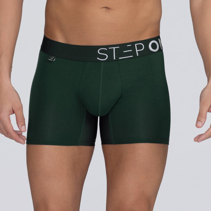 Trunk - Dark Green - Bamboo Underwear - Model:Ivan