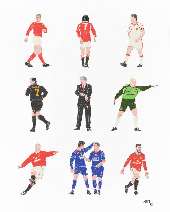 ART OF x United Generations Tee | MUFC White Graphic Football T-shirt