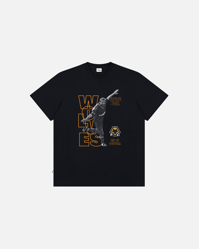 ART OF x Wolves Bully Tee | WWFC Black Graphic Football T-shirt
