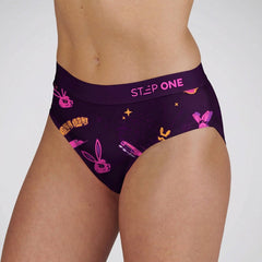 Women's Bikini Brief - Bad Bunniez - Bamboo Underwear