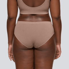 Women's SmoothFit Bikini Brief - Ash Brown - Bamboo Underwear