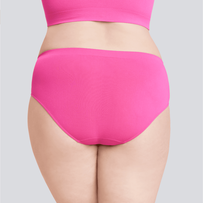 Women's SmoothFit Bikini Brief - Candy Pink - Bamboo Underwear