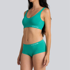 Women's SmoothFit Boyleg - Mint Leaf - Bamboo Underwear