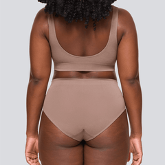 Women's SmoothFit Full Brief - Ash Brown - Bamboo Underwear
