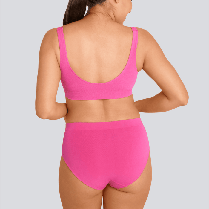 Women's SmoothFit Full Brief - Candy Pink - Bamboo Underwear