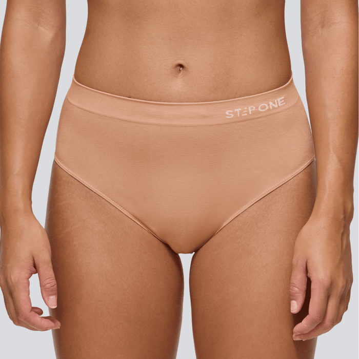 Women's SmoothFit Full Brief - Pink Beige - Bamboo Underwear