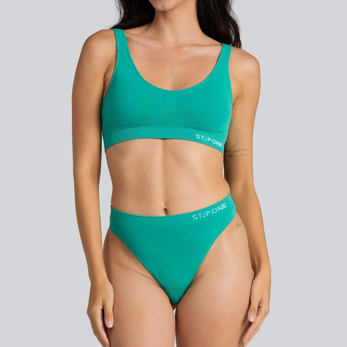 Women's SmoothFit Padded Bra - Mint Leaf - Bamboo Underwear