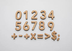 Wooden Number Sets