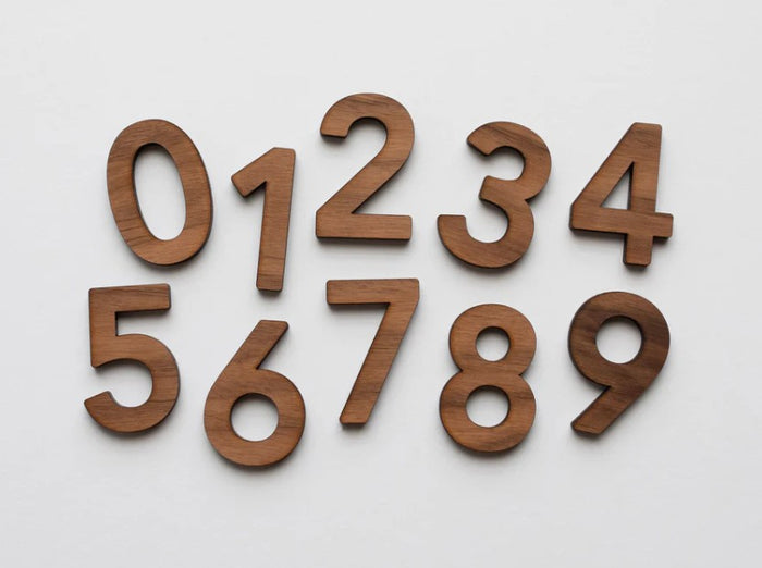 Wooden Number Sets
